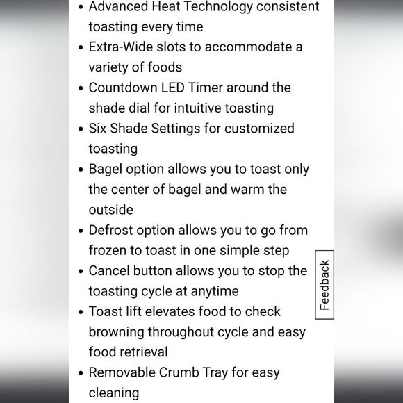 Calphalon Intellicrisp 2-Sluce Toaster - Picture 6 of 9